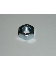 1/4 BSW Steel Hex Full Nut, Zinc Plated