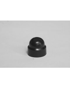 M8 Black Polyethylene Domed Nut Cover Cap
