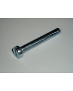 6BA x 1/4 Steel Slotted Cheese Screw, Zinc Plated