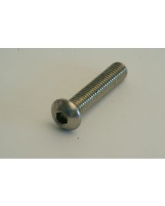M3 x 5 A2 Stainless Steel Skt Button Screw