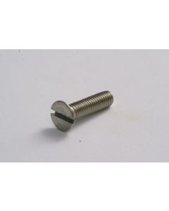 M1.6 x 12 A2 Stainless Steel Slotted Csk Screw