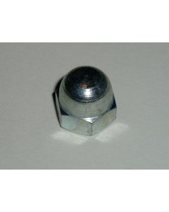 M3 Steel Hex Dome Nut, Zinc Plated