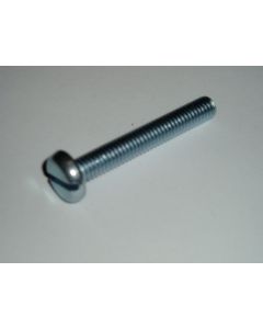M2 x 5 Steel Slotted Pan Screw, Zinc Plated
